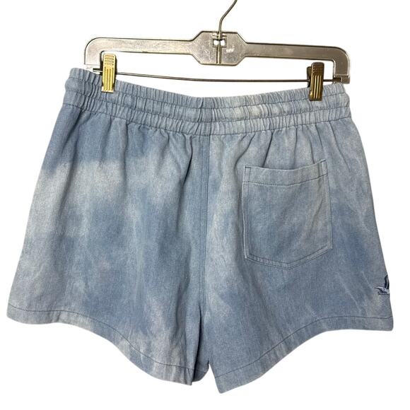 One Teaspoon Denim Boxer Shorts Blue Fade Worn In Look Size S NWT Relaxed Style - Picture 2 of 10